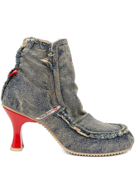  Diesel D-woodstock Ankle Boots - Blue 