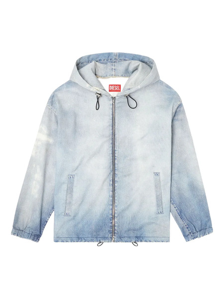  Diesel D-wynny Hooded Zip-up Jacket - Blue 