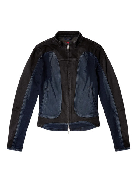  Diesel De-morny-s Panelled Zip-front Jacket - Blue 