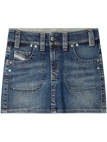  Diesel De-rago-re Mini Skirt - Blue 