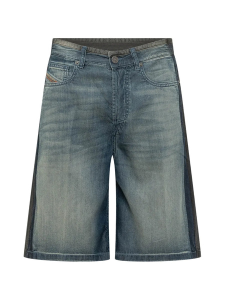  Diesel De-sire Two-tone Denim Shorts - Blue 