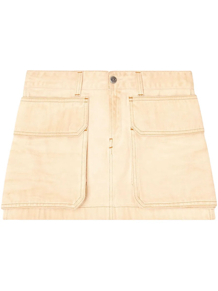  Diesel De-ton Denim Skirt - Neutrals 