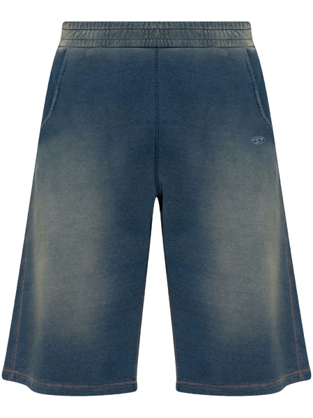  Diesel Distressed-finish Shorts - Blue 