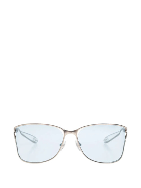  Diesel Dl1019 Geometric-frame Sunglasses - Silver 