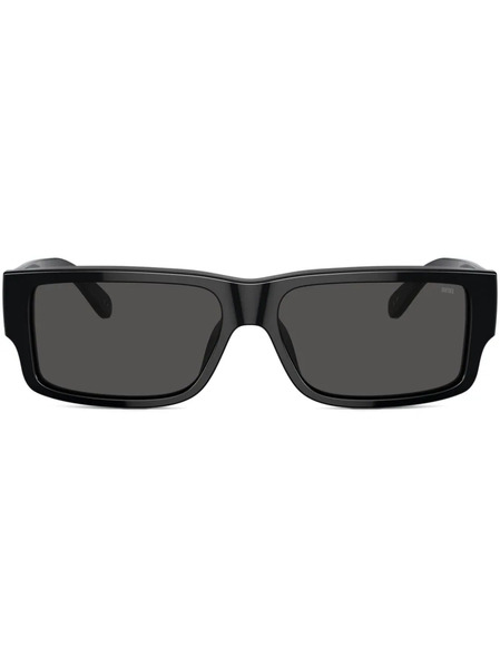  Diesel 0dl2003 Rectangle-frame Sunglasses - Black 