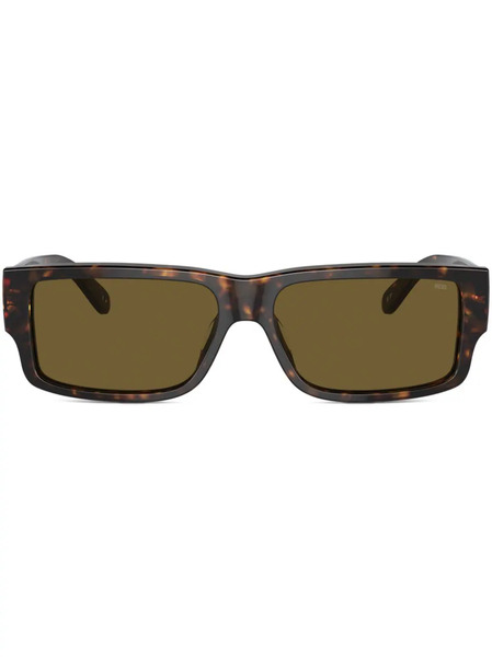  Diesel 0dl2003 Rectangle-frame Sunglasses - Brown 