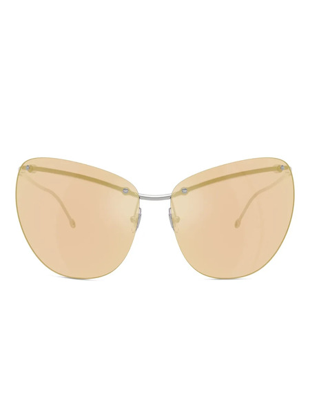  Diesel 0dl1007 Sunglasses - Silver 