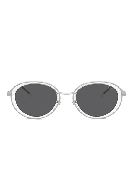  Diesel 0dl1018 Sunglasses - Silver 