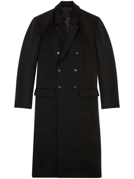  Diesel Double-breasted Tailored Coat - Black 