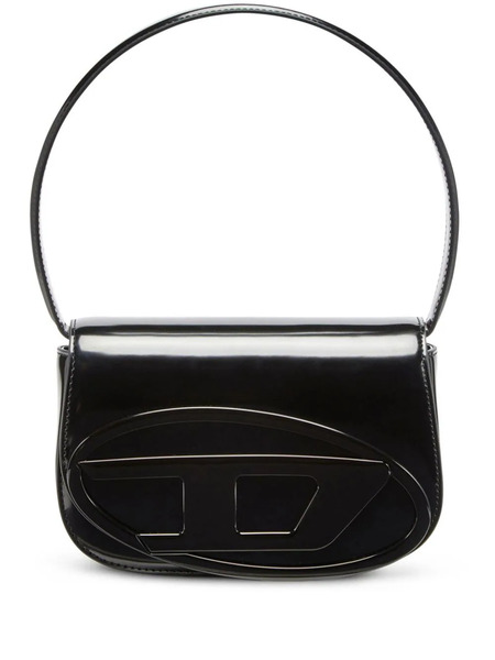  Diesel 1dr Leather Shoulder Bag - Black 
