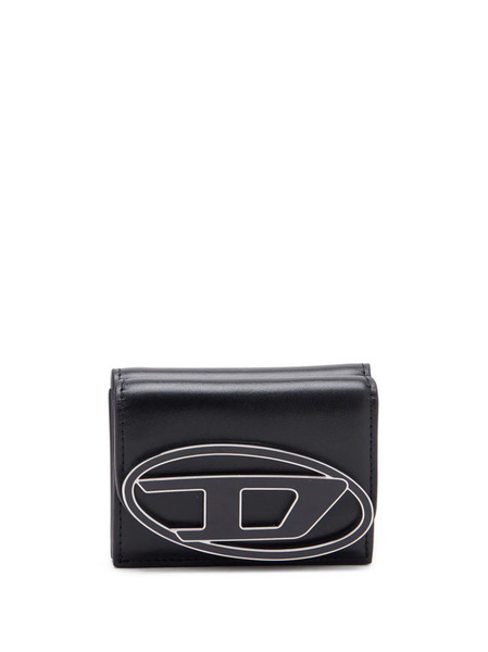  Diesel 1dr Leather Wallet - Black 