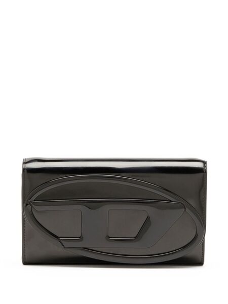  Diesel 1dr Leather Wallet-on-chain - Black 
