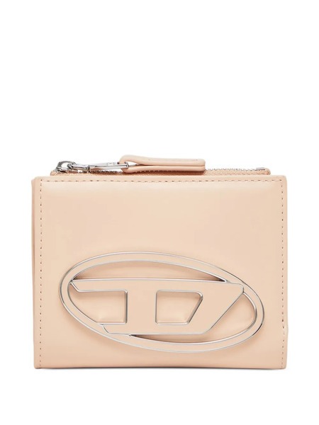  Diesel 1dr Logo-plaque Zip Wallet - Pink 