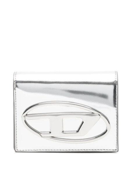  Diesel 1dr Logo Wallet - Silver 