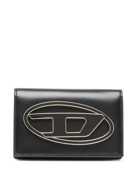  Diesel 1dr Metallic-logo Cardholder - Black 