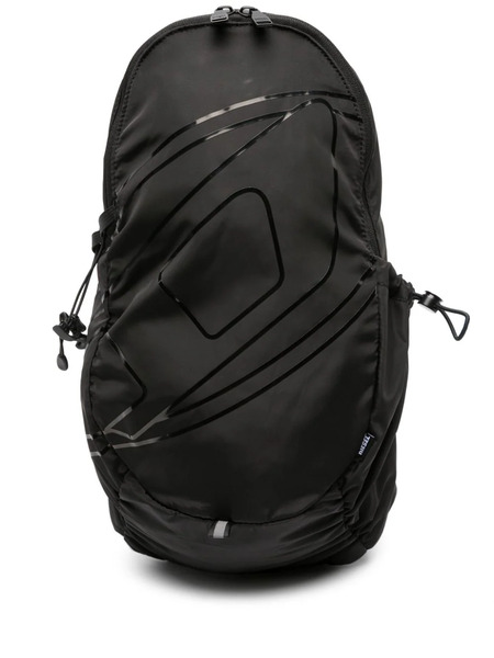  Diesel Drape Logo-print Sling Bag - Black 
