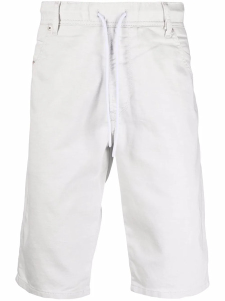  Diesel Drawstring Denim Shorts - White 