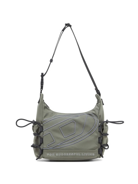  Diesel Drawstring Logo Shoulder Bag - Green 
