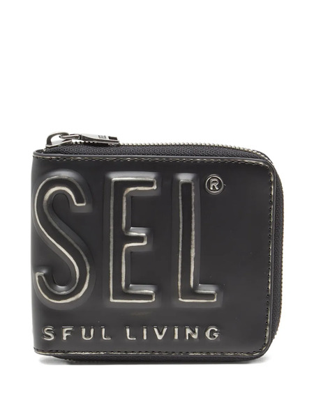  Diesel Dsl 3d Xs Bi-fold Wallet - Black 