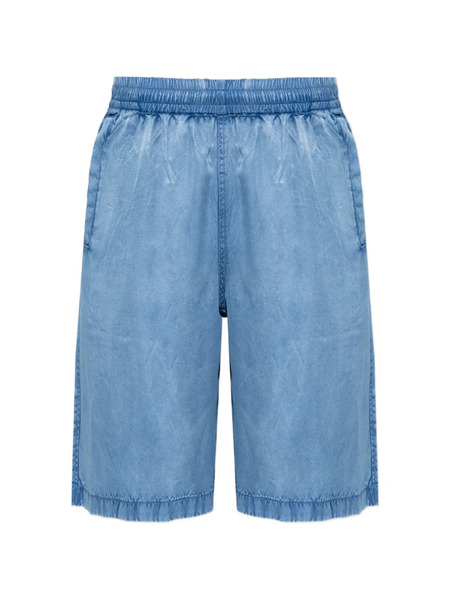  Diesel Elasticated-waistband Shorts - Blue 