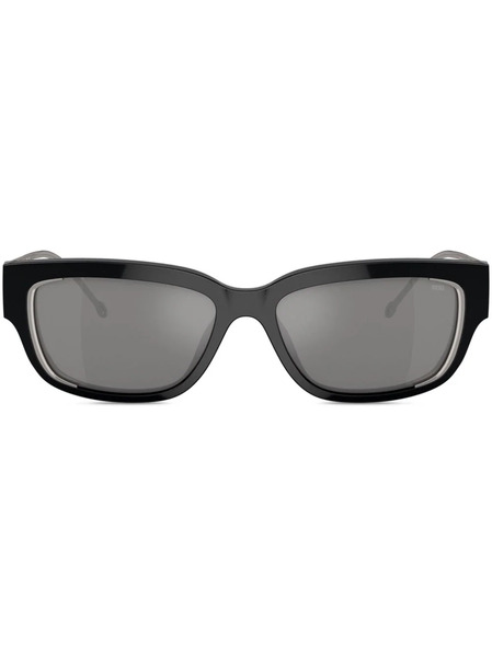  Diesel Everyday Rectangle-frame Sunglasses - Black 