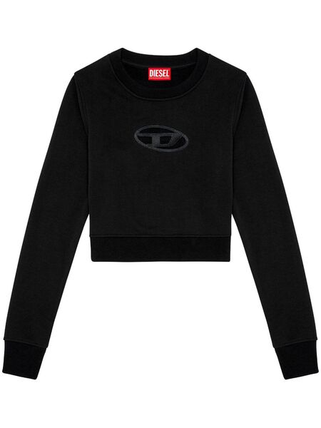  Diesel F-slimmy-od Cropped Sweatshirt - Black 