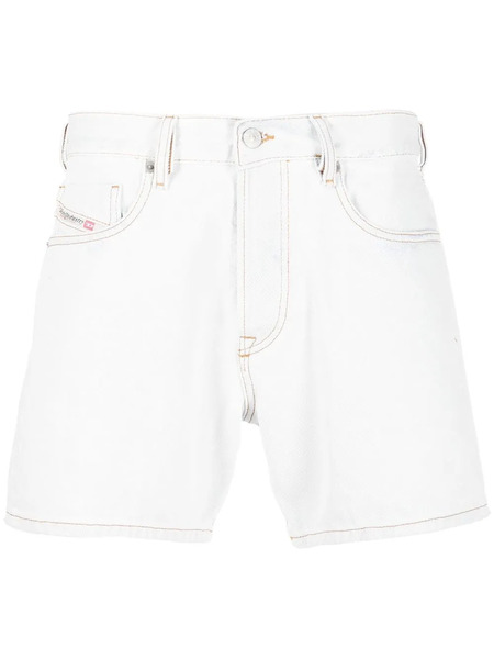  Diesel Faded Denim Shorts - Blue 