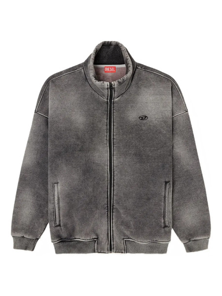  Diesel Full-zip Embroidered Jacket - Grey 