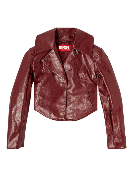  Diesel G-ameck Logo-embossed Jacket - Brown 