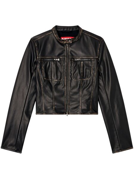  Diesel G-lobe Biker Jacket - Black 