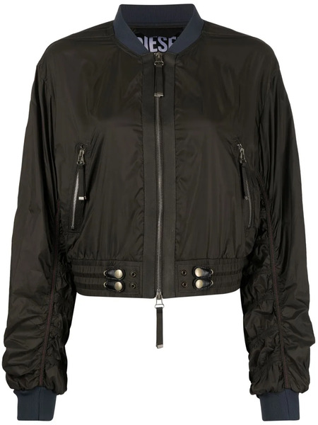  Diesel G-noak Zip-up Bomber Jacket - Brown 