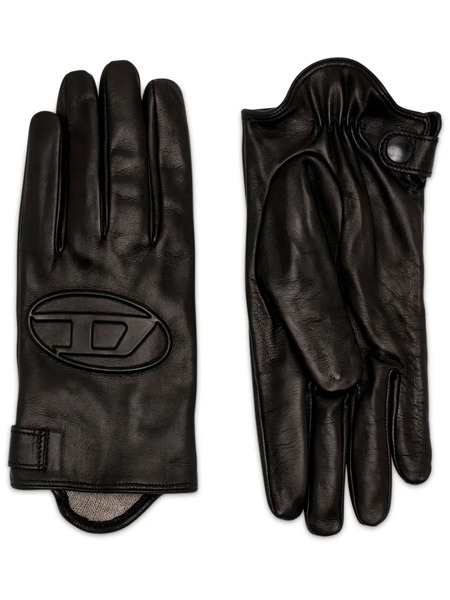 Diesel G-reies Leather Gloves - Black 