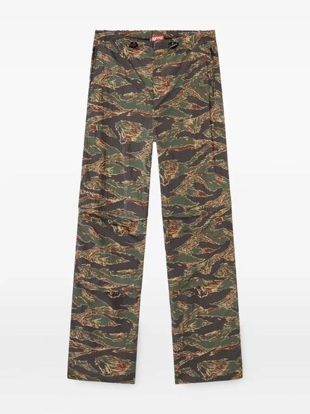  Diesel Graphic-print Trousers - Green 