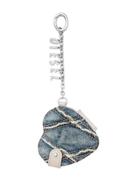  Diesel Heart-shape Mirror Keychain - Silver 