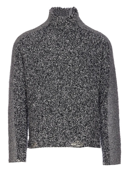  Diesel High-neck Wool Sweater - Grey 