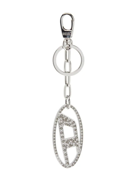  Diesel Holy-c Rhinestone-embellished Keyring - Silver 