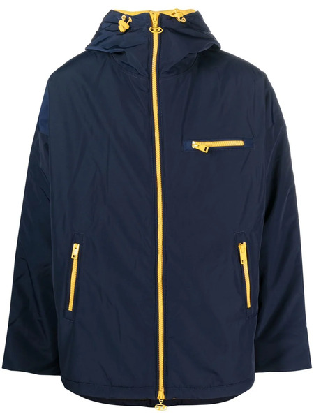  Diesel Hooded Logo-print Jacket - Blue 