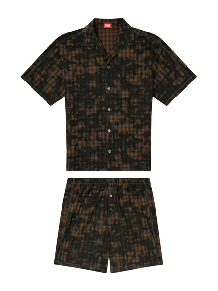  Diesel Horien Patterned Pyjama Set - Green 
