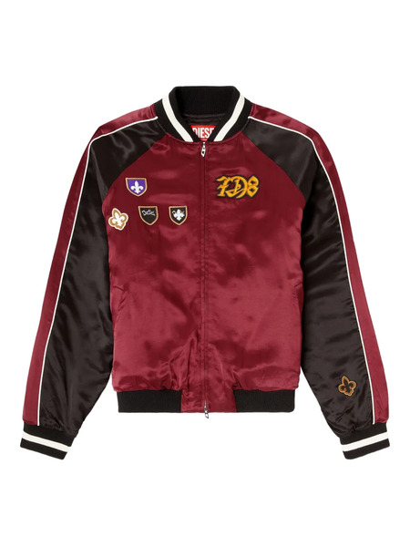  Diesel J-foulkes-cp Appliqué-patch Jacket - Red 