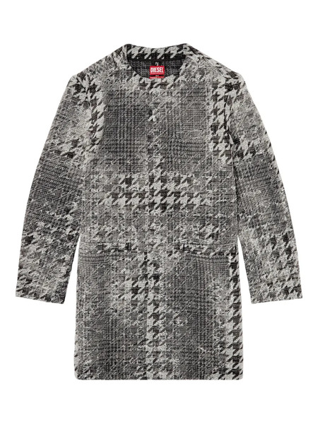  Diesel Jacquard Denim Coat - Grey 