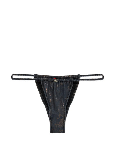  Diesel Jodie-utlt Ribbed Bikini Bottoms - Black 