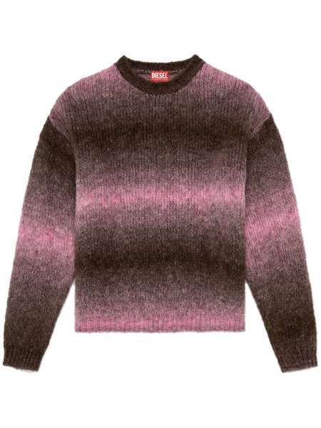  Diesel K-rasta Gradient-knit Sweater - Brown 