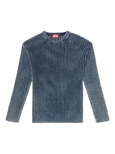  Diesel K-redros Ribbed-knit Sweater - Blue 