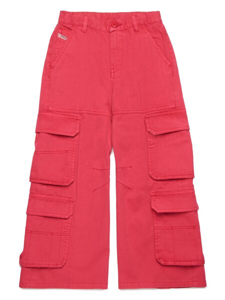  Diesel Kids Cargo Trousers - Red 
