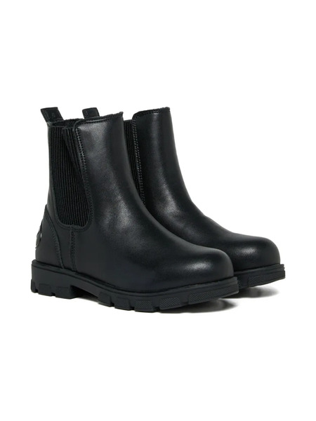  Diesel Kids D-hammer Ak Leather Chelsea Boots - Black 