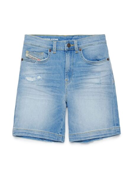  Diesel Kids D-macs-sh-j Denim Shorts - Blue 