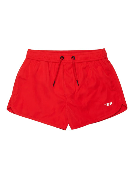  Diesel Kids Drawstring Back-pocket Swim Shorts - Red 