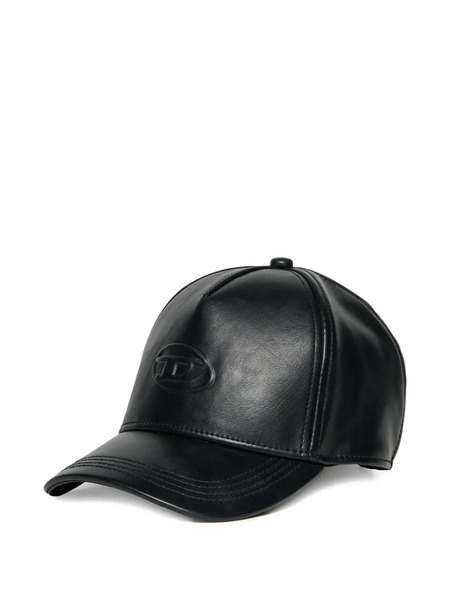  Diesel Kids Faux-leather Cap - Black 