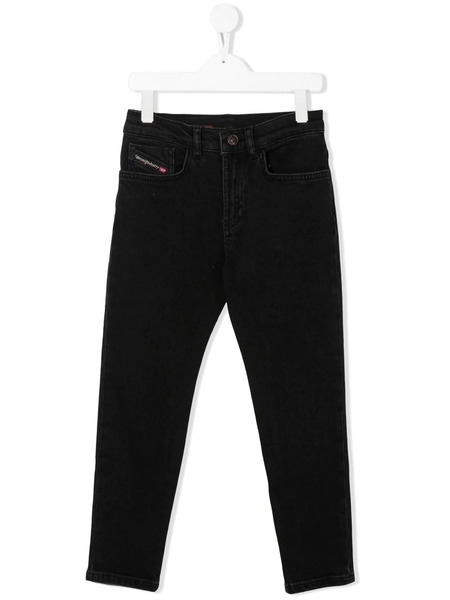  Diesel Kids Five-pocket Denim Jeans - Black 