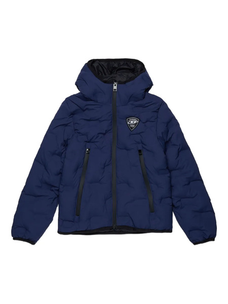  Diesel Kids Hooded Padded Jacket - Blue 